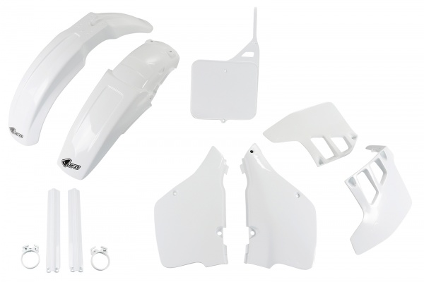 Full Plastic Kit white for Suzuki RM 125 (1991)